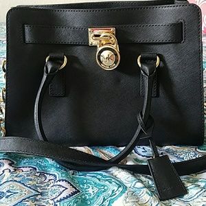 Authentic Michael Kors purse lock and key